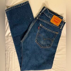 Three pair of 505 Levi’s jeans, 32W x 30L.